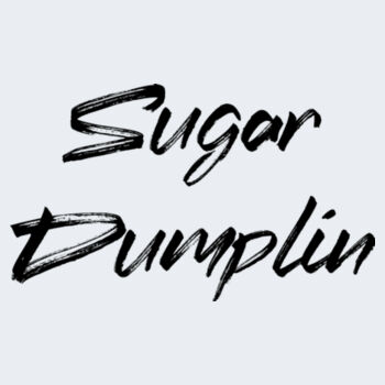 Sugar Dumplin White - TT Unisex Ring Spun Combed Cotton T-Shirt Design